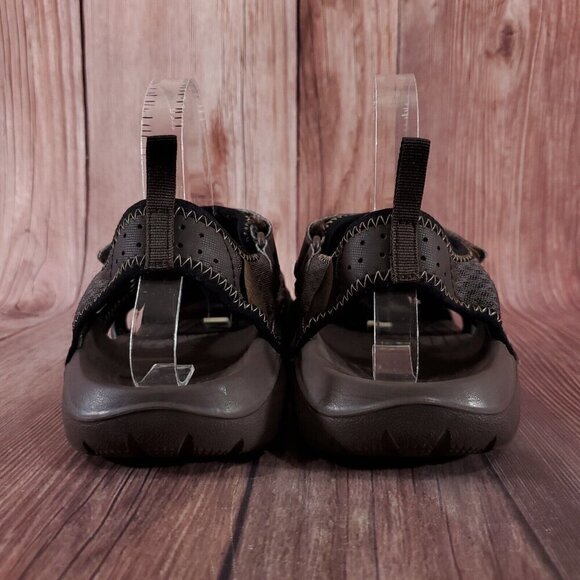 Crocs Swiftwater Mens 8 Brown Mesh Fisherman Deck Sandals Water Shoes 15041 - Picture 12 of 16